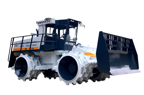 静碾式垃圾压实机　相片