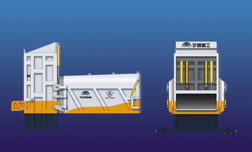 水平式垃圾压缩中转设备