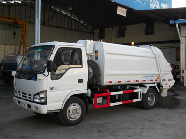 3吨压缩式垃圾车